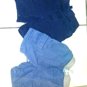 2 pairs of toddler shorts